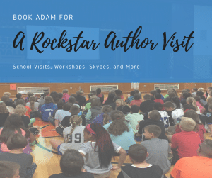 Book Adam for a Rockstar Author Visit