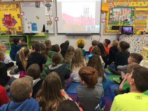 George Washington Carver Elementary Skype Author Visit